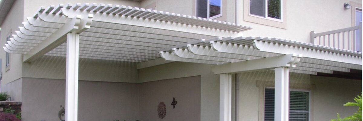 gorgeous white lattice cover in Provo